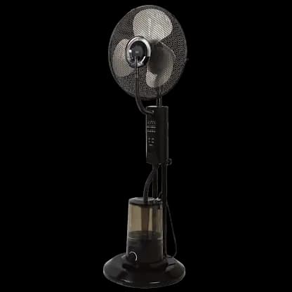 Ventilateur sur pied - ok. OSFW 407526 B ES, 75W, 3 vitesses, Motor AC, Fonction nebulizador de agua, Minuterie 7.5h, Noir