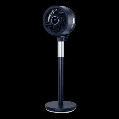 Ventilateur sur pied - Ufesa Aalborg, 70 W, 3 vitesses, Pantalla LED, Oscilación 3D, Bleu