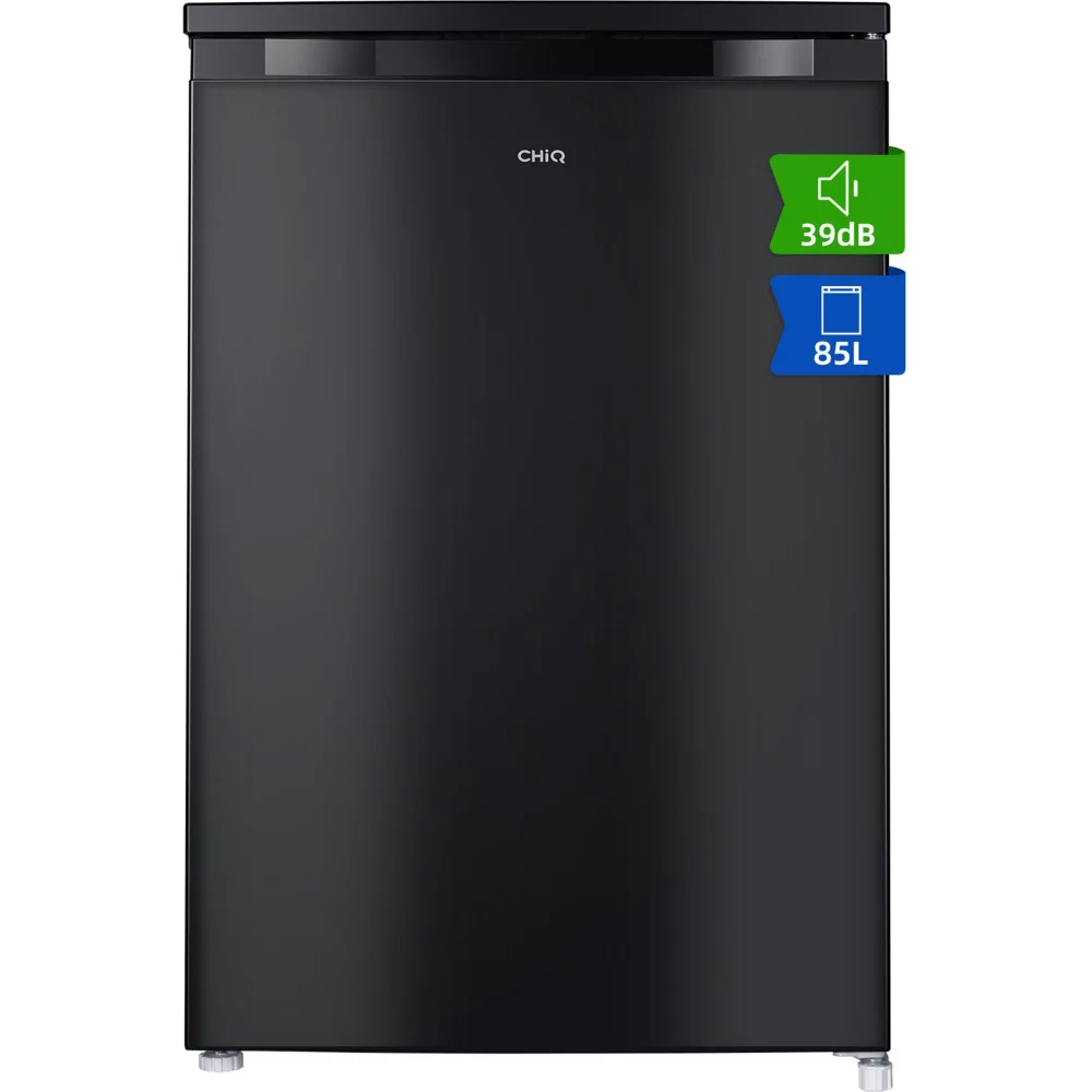 Congélateur armoire - CHIQ CSD90D4D, 85 L, classe D, silencieux (39 dB), Noir