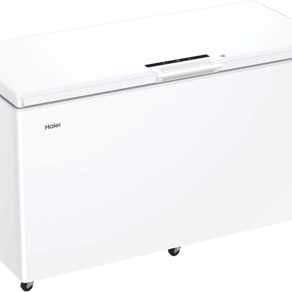 Congélateur coffre - HAIER HCE520E, 508 L, classe E, silencieux (39 dB), Blanc
