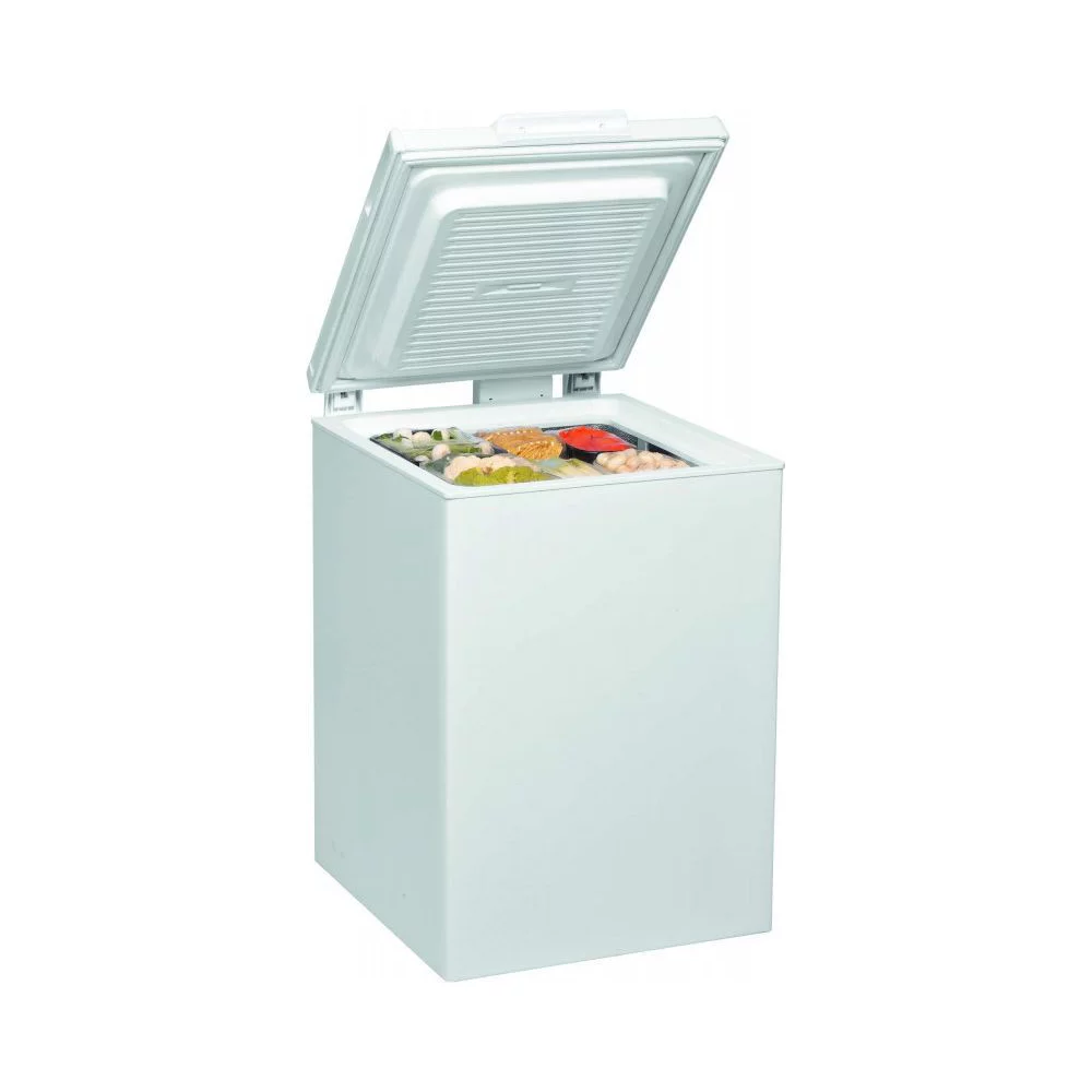 Congélateur coffre - WHIRLPOOL 109726, 133 L, classe F, standard (41 dB), Blanc