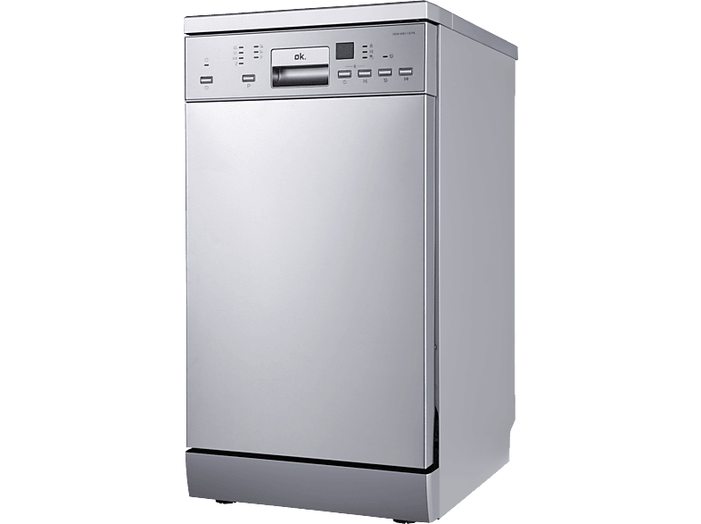 Lave-vaisselle - ok. ODW 4551-1 E FS, Libre Instalación, 45cm Largeur, 7 programmes, Silver