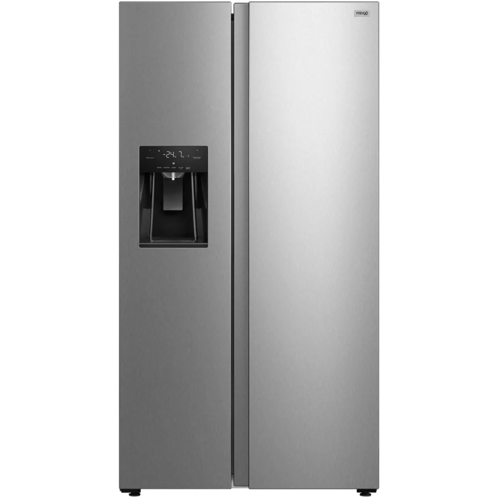 Réfrigérateur Américain - MIOGO MRAVDE180-90midii1, 569 L, classe E, No Frost, niveau sonore standard (41 db)