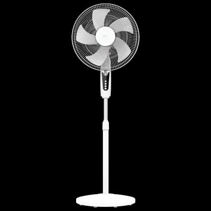 Reconditionné (très bon état) Ventilateur sur pied - Cecotec EnergySilence 515 MaxFlow White, 45W, 3vel, 16", Hauteur regulable, Oscilación autom