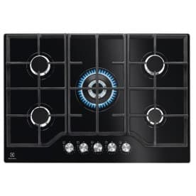 ELECTROLUX Table de cuisson 74 cm 5 foyers gaz verre trempé - KGG75362K