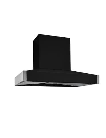 Hotte FALCON MERCURY PC VISERE TRAPEZE 120 cm NOIR BRILLANT- MHDPC1200GB/-EU