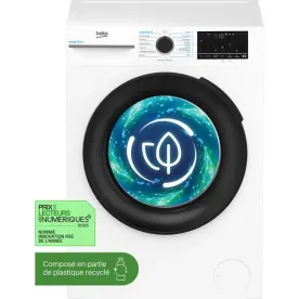BEKO Lave-linge frontal 60 cm 9 kg essorage 1400 tr/mn départ différé programme vapeur classe A - BM3WFU49411B